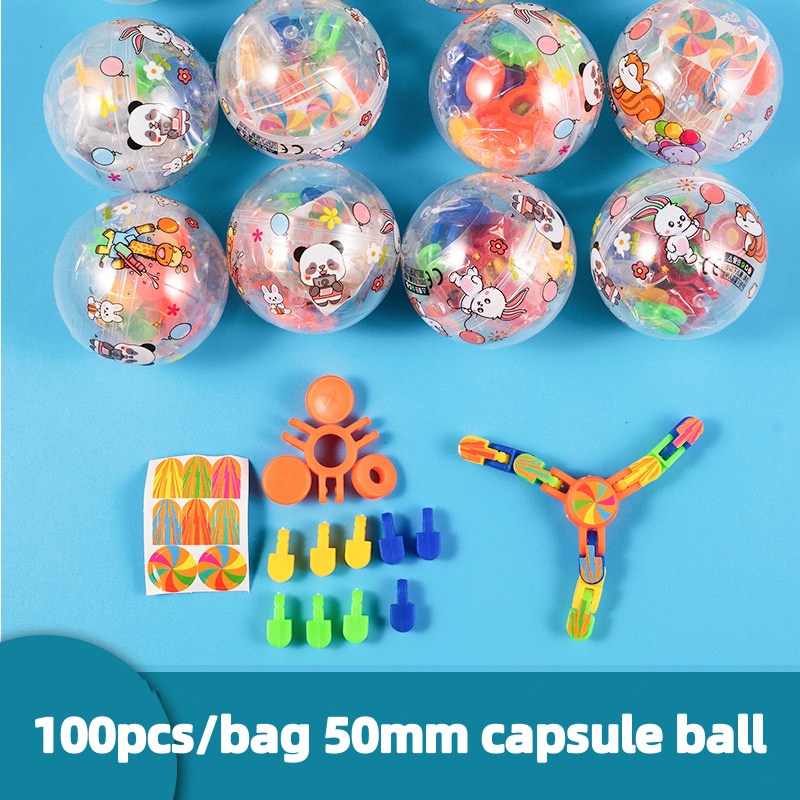 Arcade Style Vending Machine - 100 pçs/saco 50mm cápsula bola estilo