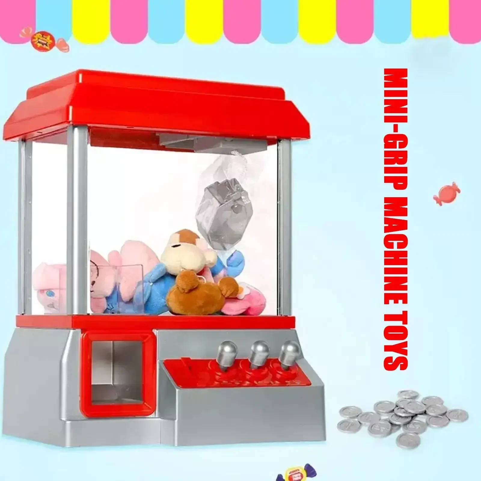 Claw Crane Machine - Mini jogo correndo em moedas para
