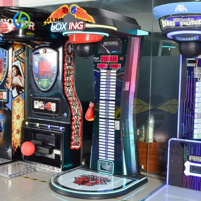 Máquina de Jogo de Boxe Eletrô - Boxing Machine Arcade avaliação e preço