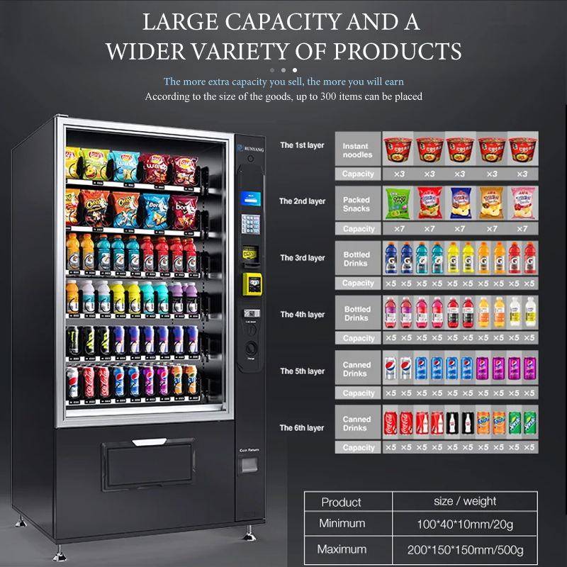 Máquina de Venda Automática co - Bill Acceptor Vending avaliação e preço