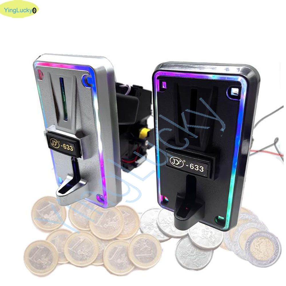 Colorido LED Multi Coin Accept - Coin Acceptor Selector avaliação e preço