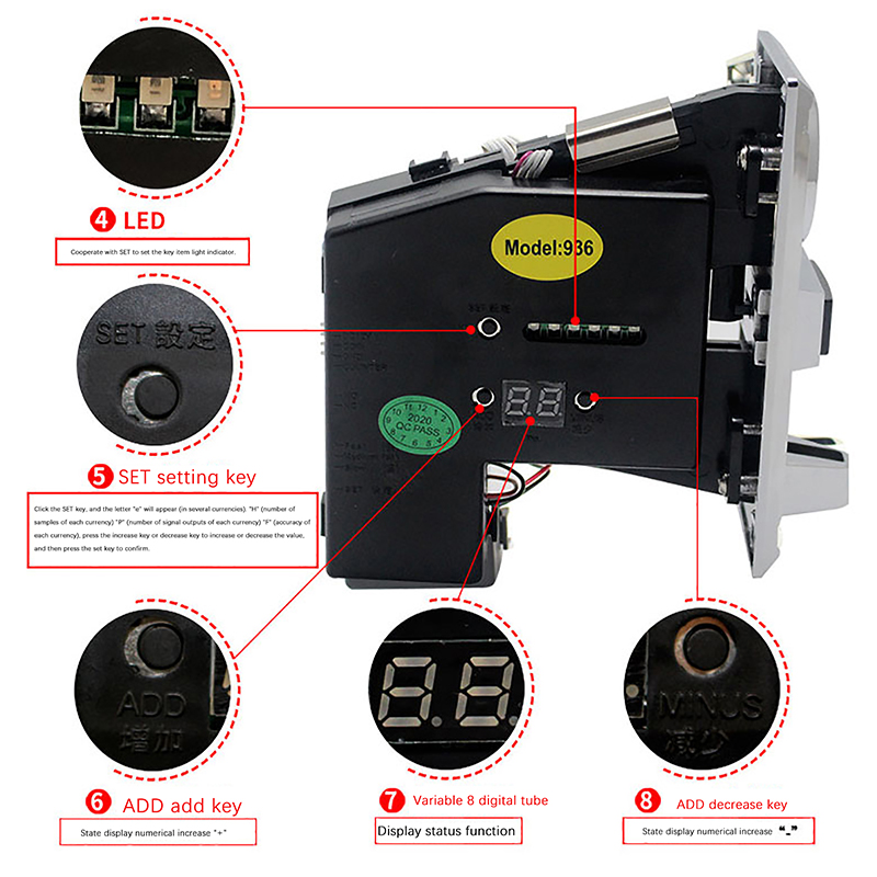 616 Mecanismo Eletrônico Selet - Arcade Ticket Machine avaliação e preço