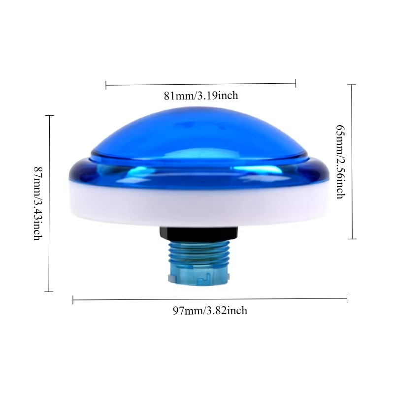Botão Interruptor Azul Univers - Coin Acceptor Selector avaliação e preço