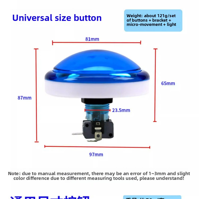 Botão Interruptor Azul Univers - Coin Acceptor Selector avaliação e preço