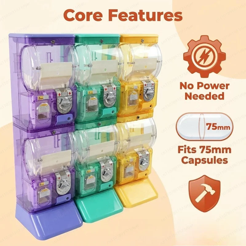 Máquina Gashapon Transparente  - Arcade Vending & Laundry avaliação e preço