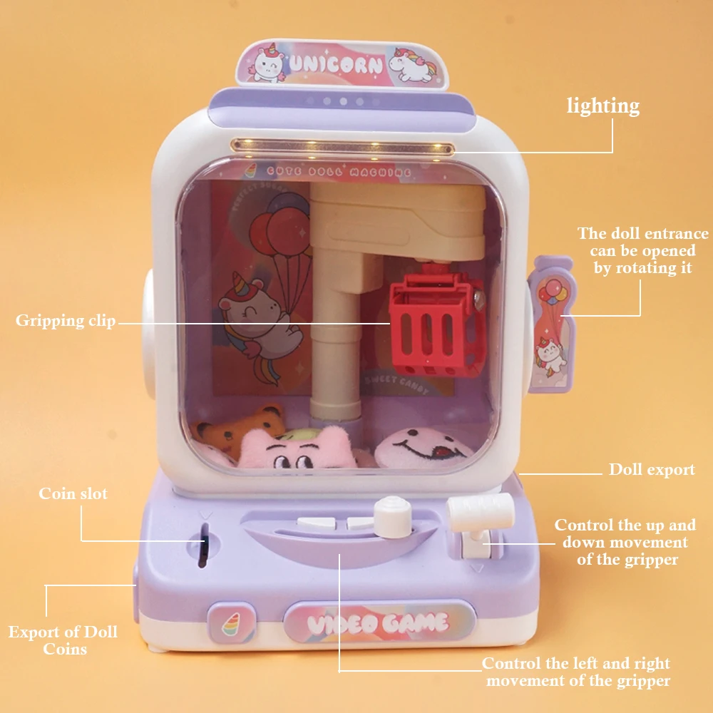 Novo mini máquina de garra coe - Claw Crane Machine avaliação e preço