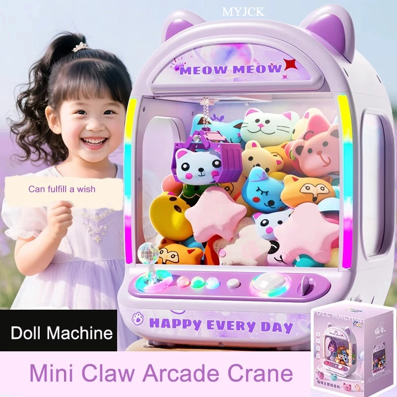Diy roxo máquina de boneca aut - Claw Crane Machine avaliação e preço